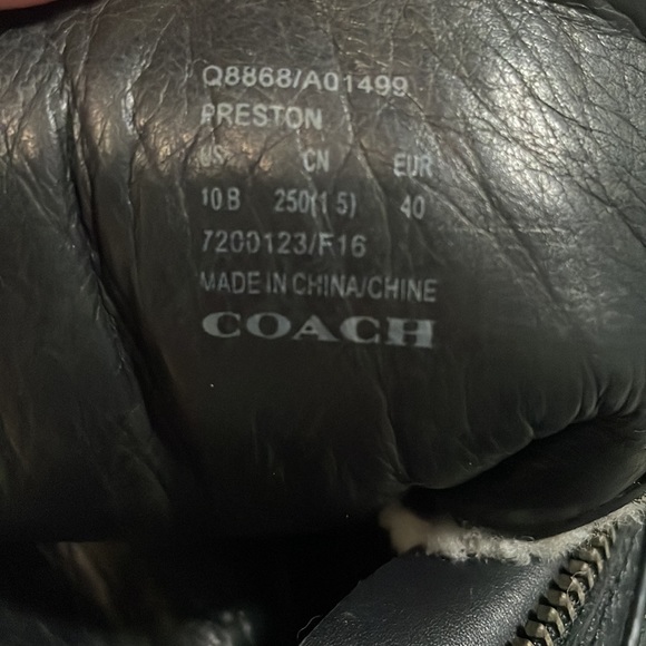 Coach ‘Preston’ boots - Picture 8 of 8